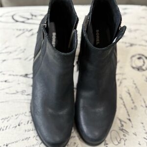 Sorel Women's Black Ankle Boots